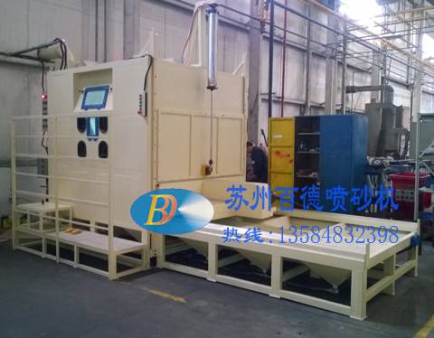 臺(tái)車轉(zhuǎn)盤高壓式模具專用自動(dòng)噴砂機(jī)
